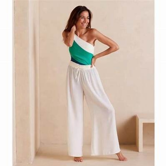 Summersalt Tie Palazzo Pants - Picture 1 of 11